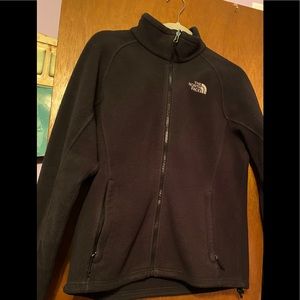Black The North Face fleece jacket